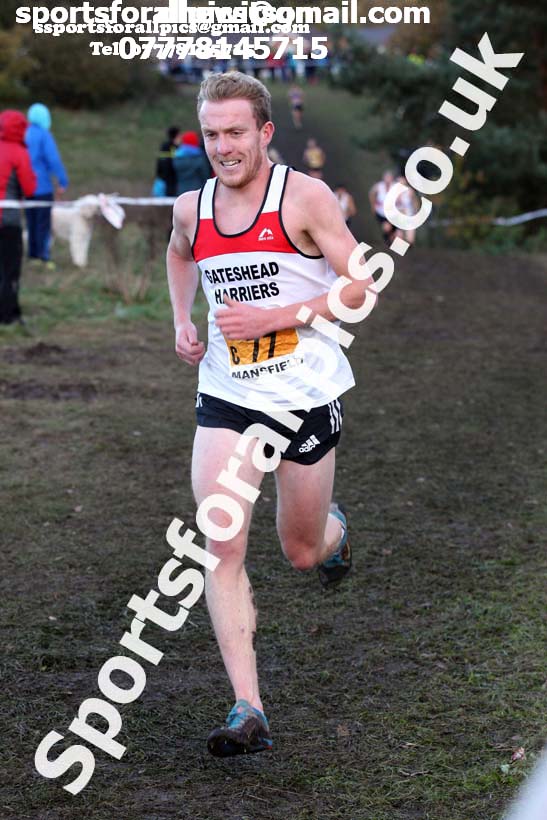 Senior mens National Cross Country Relay, Berry Hill Park, Mansfield. Photo:  David T. Hewitson/Sports for All Pics